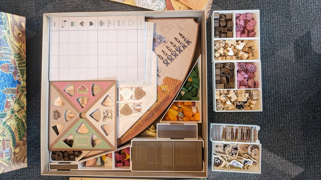 Insert hộp game Formaggio và Fromage (Board Game Insert) - Image 3