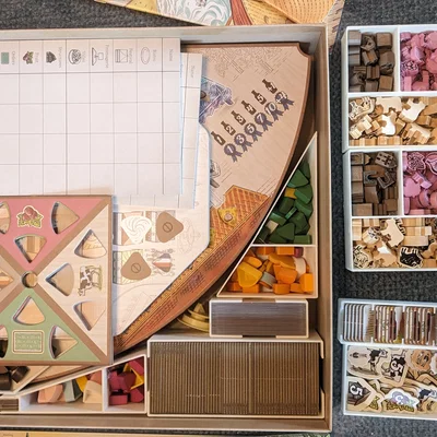 Insert hộp game Formaggio và Fromage (Board Game Insert)