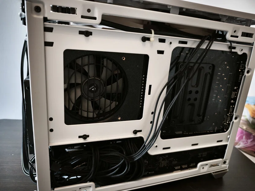 Giá gắn SFX hông NR200 compact cho main mATX - Image 3