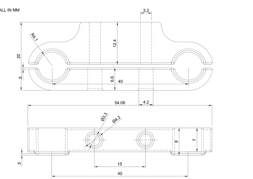 Ngàm gắn ADXL345 cho bed Ender-3 (bed mount) - Image 4