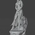 Wood Elf (Tiên Rừng) – Mẫu tượng fantasy để in 3D - Thumbnail 1