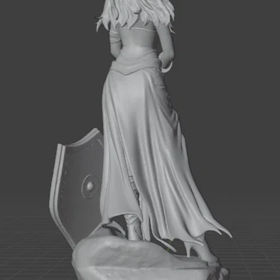Wood Elf (Tiên Rừng) – Mẫu tượng fantasy để in 3D