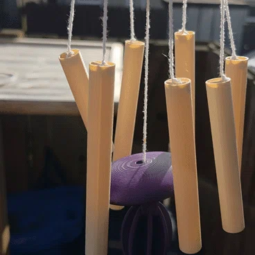 Chuông gió ống rỗng hình ngôi sao (star tube wind chime)