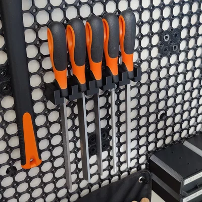 Khay treo bộ dũa 5 món Bahco cho hệ thống Multiboard