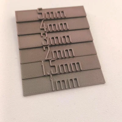 Bộ công cụ mẫu Heights kiểm tra độ dày 3D chính xác