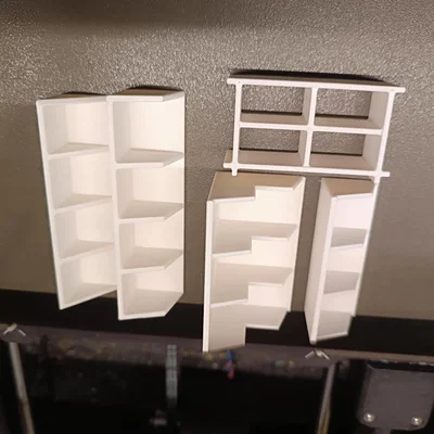 Bộ sưu tập kệ mini trang trí nhà búp bê (Dollhouse furniture)