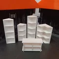 Bộ sưu tập kệ mini trang trí nhà búp bê (Dollhouse furniture) - Thumbnail 4