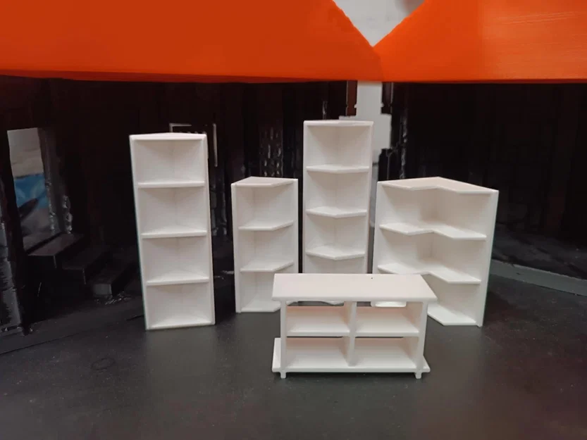 Bộ sưu tập kệ mini trang trí nhà búp bê (Dollhouse furniture) - Image 5