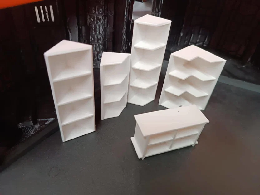 Bộ sưu tập kệ mini trang trí nhà búp bê (Dollhouse furniture) - Image 7