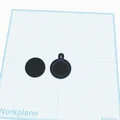 Mẫu móc khóa 3D hình tròn đơn giản dễ in tại nhà - Thumbnail 1