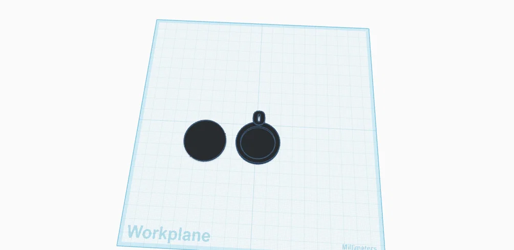 Mẫu móc khóa 3D hình tròn đơn giản dễ in tại nhà - Image 2