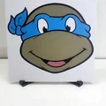 Leonardo "Tortue Ninja" – HueForge multicolor (200×200mm) - Thumbnail 1