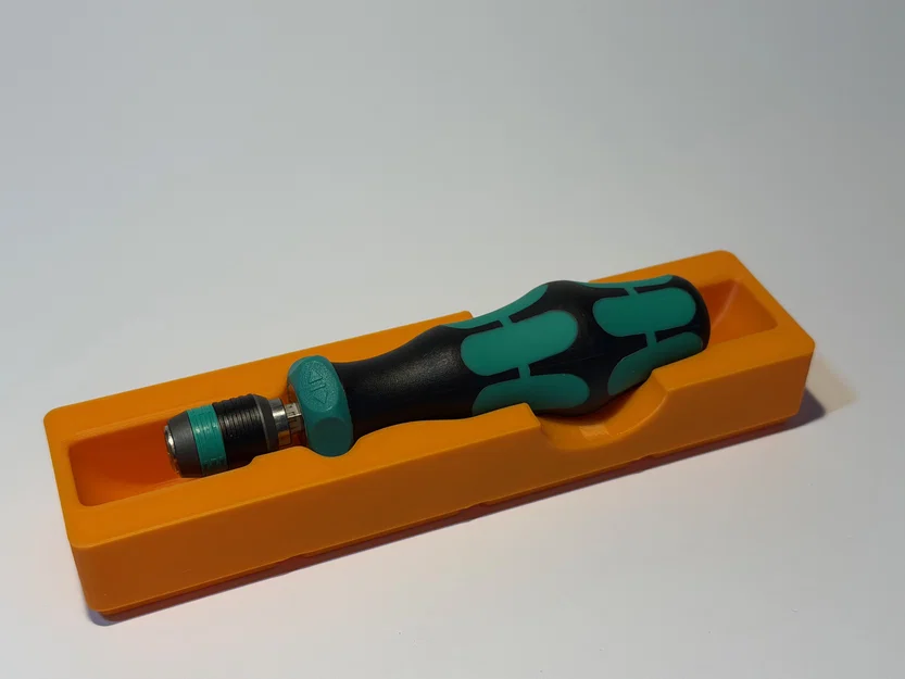 Khay đỡ Gridfinity cho Wera 838 RA-R M (holder ratchet) 4x1x3.5 - Image 1