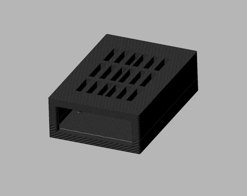 Vỏ hộp Raspberry Pi 5 có khe tản nhiệt (Case 3D thiết kế tối ưu) - Image 1