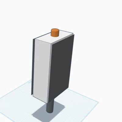 Mô hình loa PA thiết kế 3D tối giản (PA speaker)
