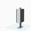 Mô hình loa PA thiết kế 3D tối giản (PA speaker) - Thumbnail 3