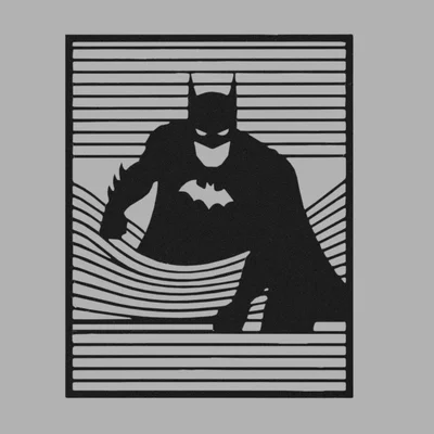 Tranh treo tường Dark Knight Shadow Wall Art