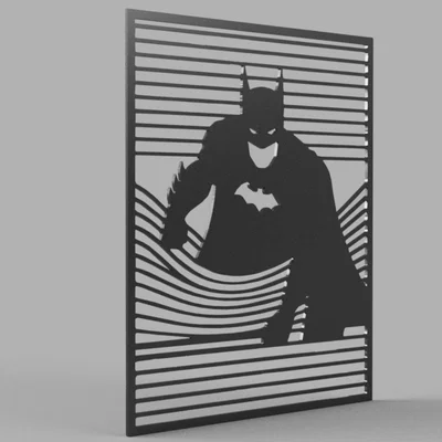 Tranh treo tường Dark Knight Shadow Wall Art