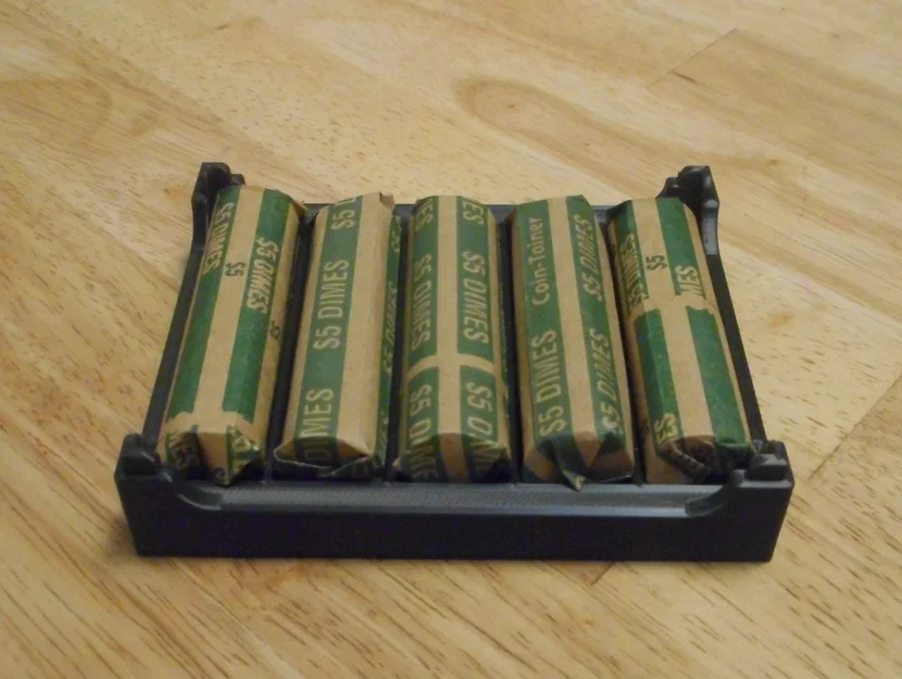 Giá đỡ cuộn Dime Mỹ xếp chồng (Stackable Rolled Dime Holder) - Image 4