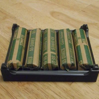 Giá đỡ cuộn Dime Mỹ xếp chồng (Stackable Rolled Dime Holder)