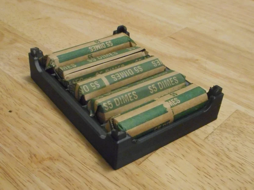 Giá đỡ cuộn Dime Mỹ xếp chồng (Stackable Rolled Dime Holder) - Image 6