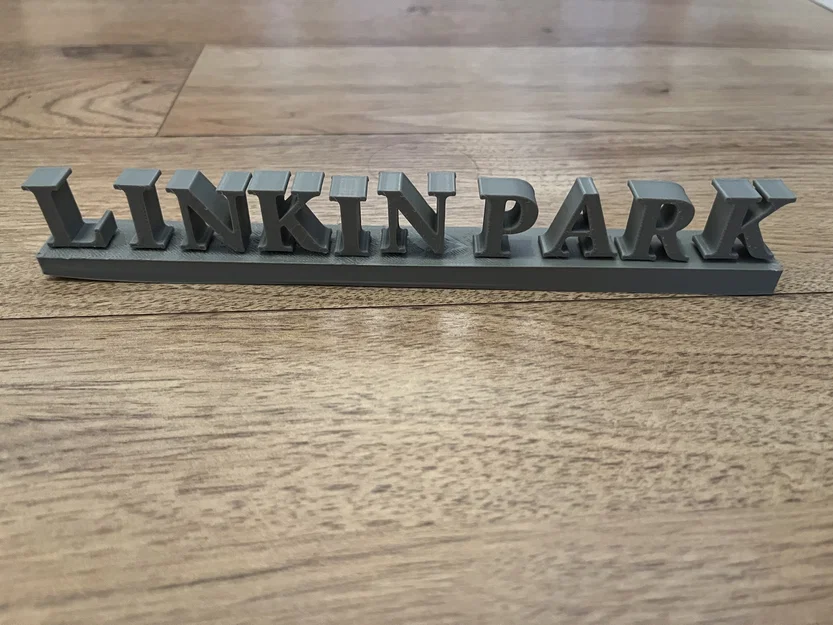 Mô hình chữ nổi Linkin Park để bàn trang trí tuyệt đẹp - Image 1