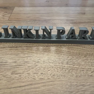 Mô hình chữ nổi Linkin Park để bàn trang trí tuyệt đẹp