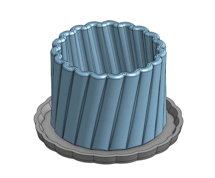 Chậu xoắn Helical Planter & Tray - Image 5