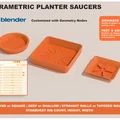 Khay hứng chậu cây tham số (Parametric Planter Saucer) - Thumbnail 1