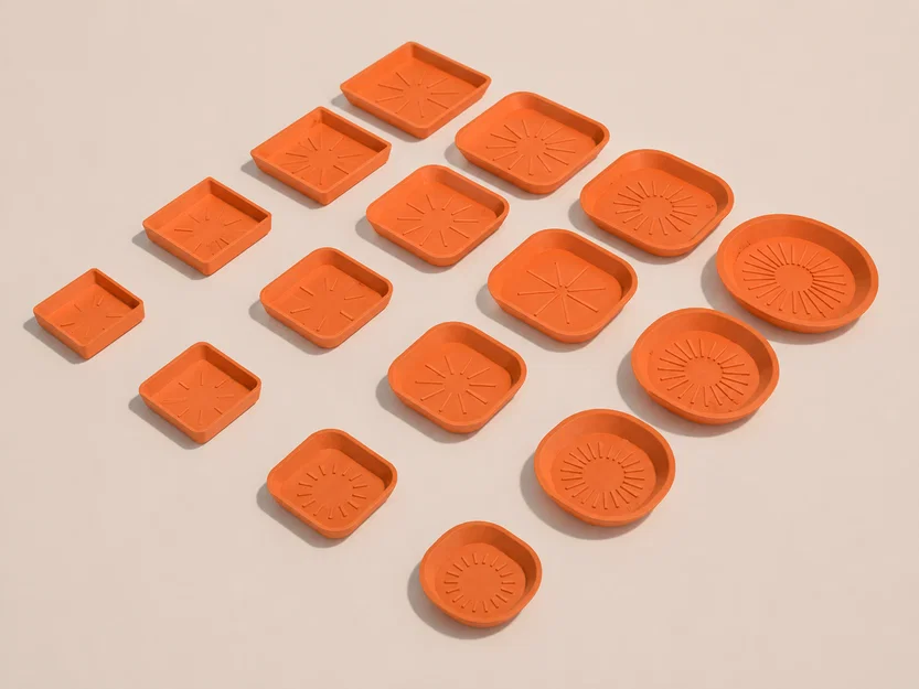 Khay hứng chậu cây tham số (Parametric Planter Saucer) - Image 2
