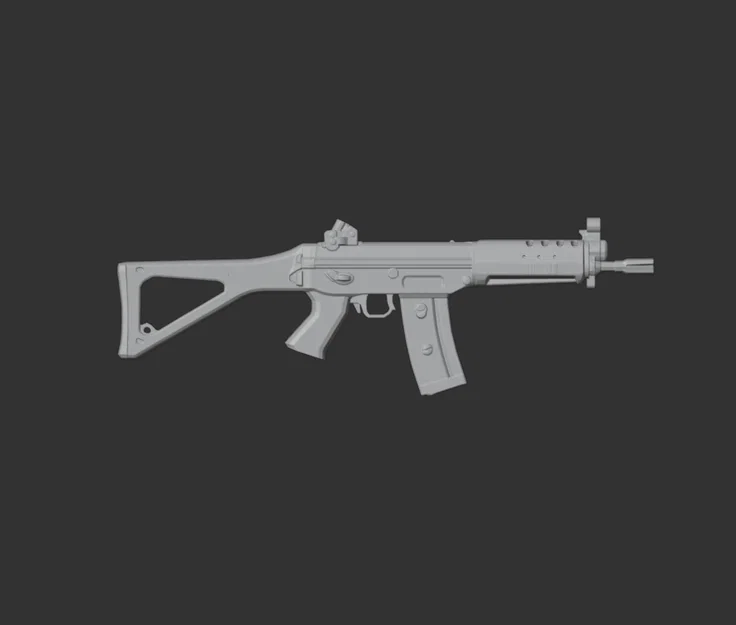 Sig Sg 552 – Model súng trường tấn công 3D tỷ lệ 1:1 - Image 2