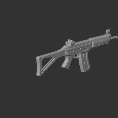 Sig Sg 552 – Model súng trường tấn công 3D tỷ lệ 1:1