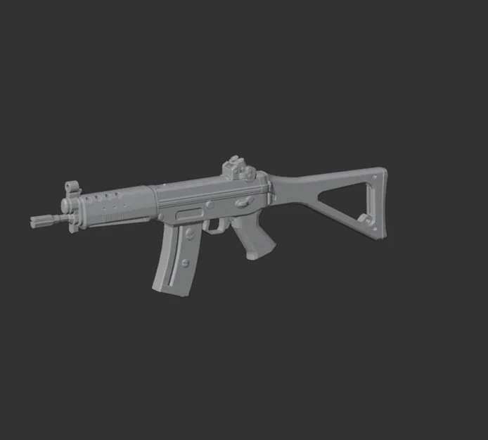 Sig Sg 552 – Model súng trường tấn công 3D tỷ lệ 1:1 - Image 4