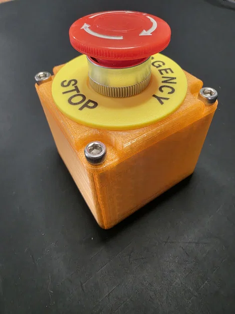 Vỏ nút E-Stop 22mm gắn nam châm - Image 1