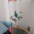 Mobile treo nôi cho bé với origami và paperclips - Thumbnail 2