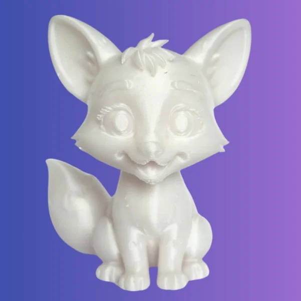Mô hình chú cáo 3D (Cute Fox) - File in 3D dễ thương để bàn - Image 1