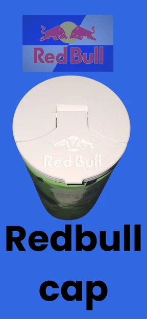Nắp đậy lon Red Bull (250ml & 500ml) in 3D tiện dụng - Image 1