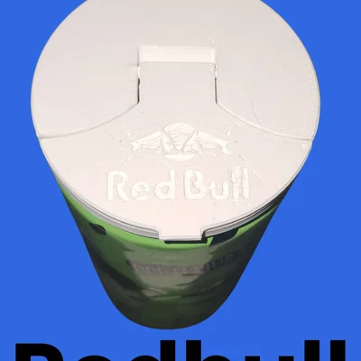 Nắp đậy lon Red Bull (250ml & 500ml) in 3D tiện dụng