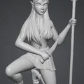 Mô hình 3D Elfa Ranger - Nữ Chiến Binh Tinh Linh Dũng Mãnh - Thumbnail 2