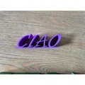Mô hình chữ trang trí Ciao Bella để bàn - File in 3D đẹp - Thumbnail 4
