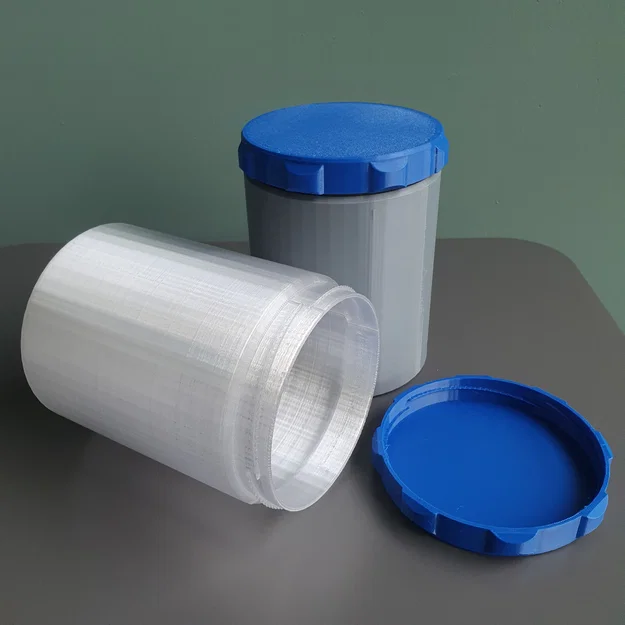 Hũ đựng đồ đa năng có nắp vặn 3D - Thiết kế gọn gàng, tiện lợi - Image 2