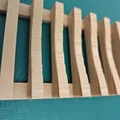 Khay Xà Phòng Nan Gỗ—Gối Đỡ, Vân Gỗ Parametric (Soap Dish Wooden-Slat Cradle) - Thumbnail 7