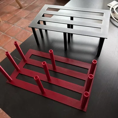Kệ Manga có miếng kê phía sau (Back Spacer)