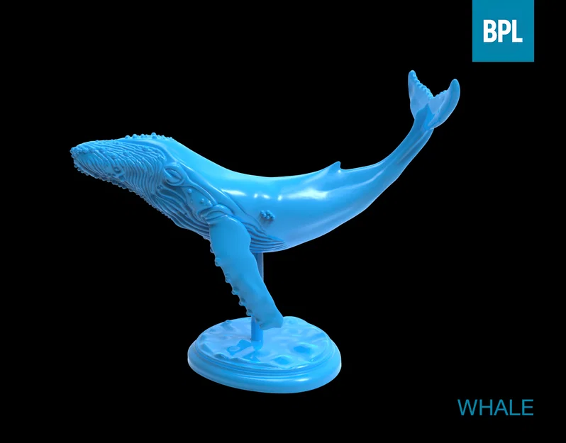 Mô hình cá voi 3D (WHALE) trang trí bàn làm việc cực đẹp - Image 1
