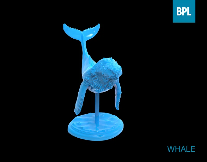 Mô hình cá voi 3D (WHALE) trang trí bàn làm việc cực đẹp - Image 2