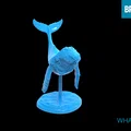 Mô hình cá voi 3D (WHALE) trang trí bàn làm việc cực đẹp - Thumbnail 2