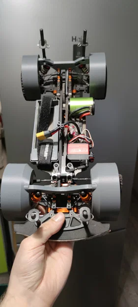 Bộ chắn bùn in 3D cho xe RC SNRC DT-2 bảo vệ khung gầm - Image 1