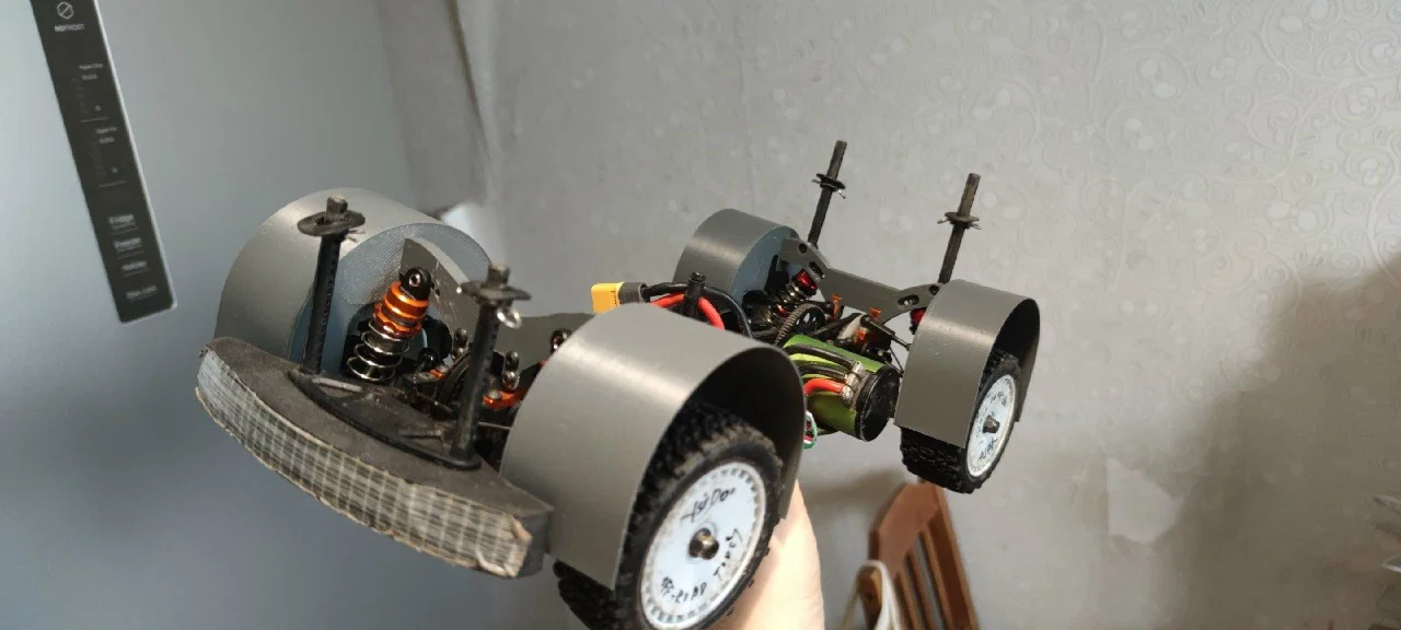 Bộ chắn bùn in 3D cho xe RC SNRC DT-2 bảo vệ khung gầm - Image 2