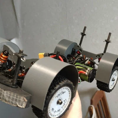 Bộ chắn bùn in 3D cho xe RC SNRC DT-2 bảo vệ khung gầm