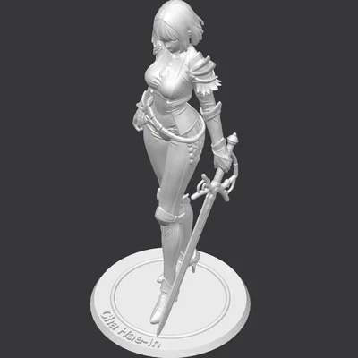 Cha Hae-in (Solo Leveling) – Mẫu 3D figure Hunter S-Rank 150mm